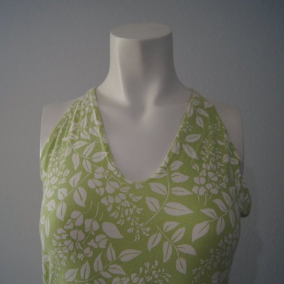 90s Esprit De Corp Vintage Floral Dress Criss Cross Back Summer Spring - Picture 2 of 5